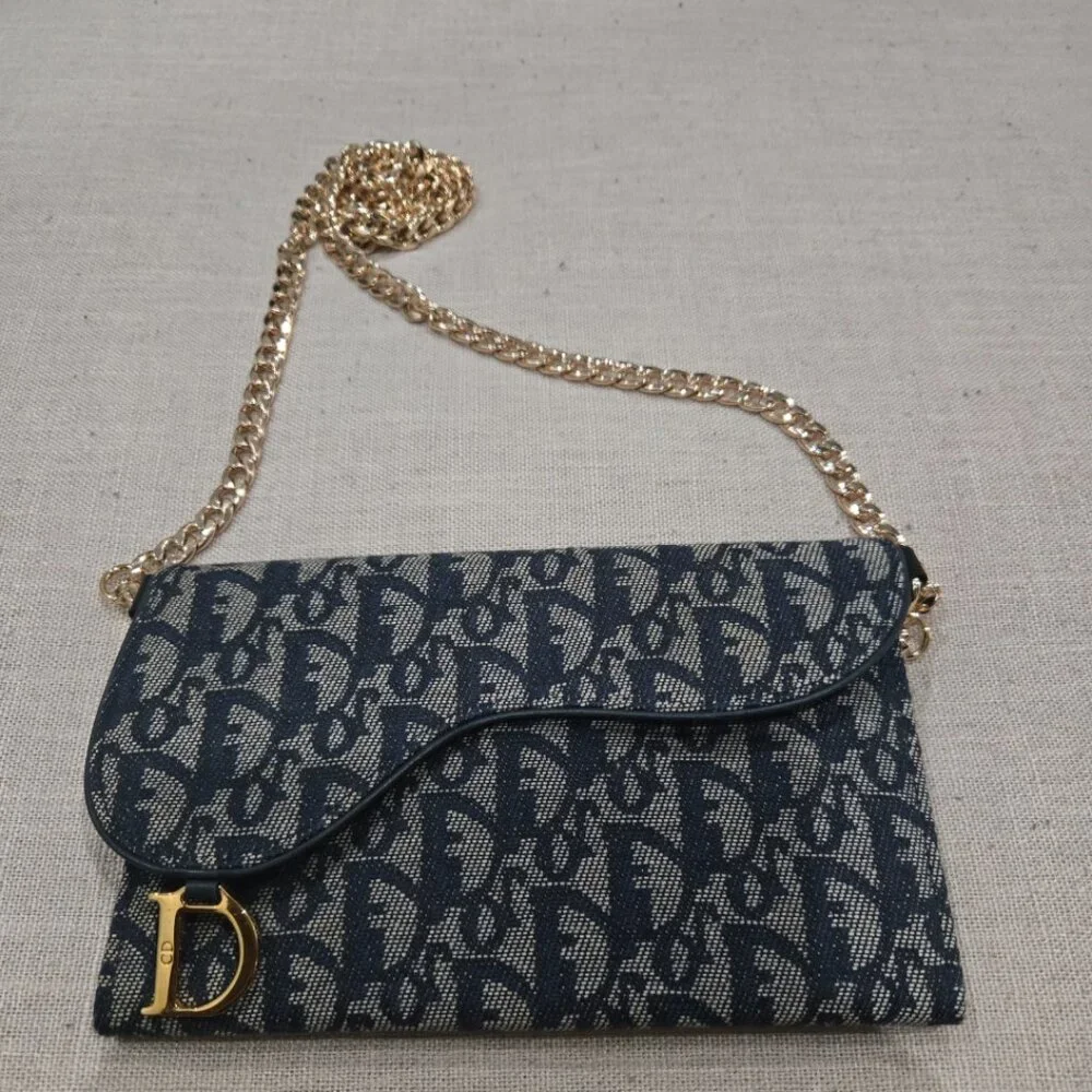 EUC Authentic Dior Saddle Trotter Long Wallet